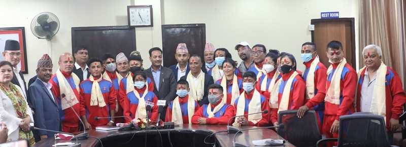 जिम्न्यास्टिक च्याम्पियनसिपमा सहभागी हुन नेपाली टोली बंगलादेश जाने