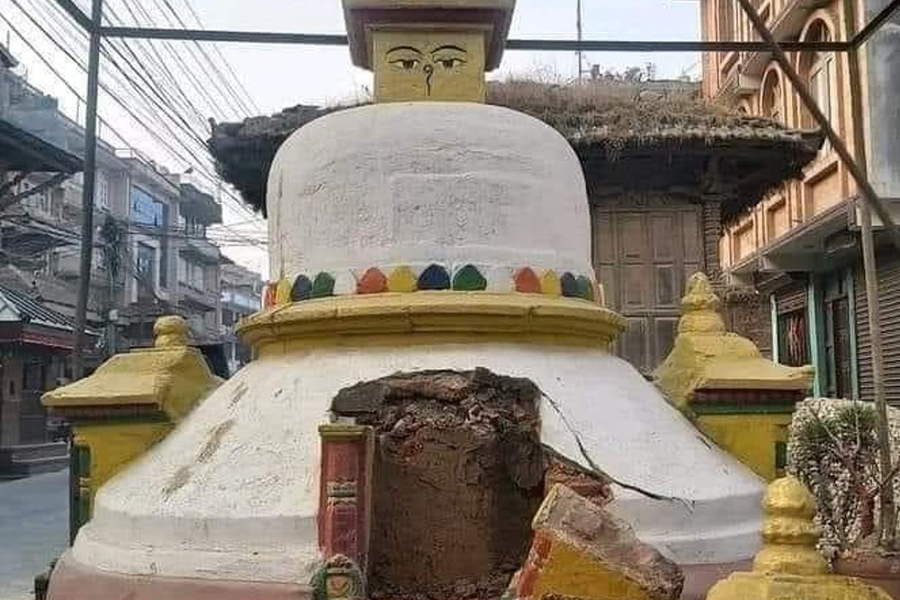 चापागाउँमा फेरि चोरी भयो बुद्धको मूति