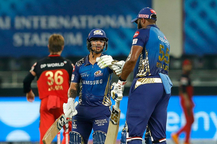 सुपर ओभरमा मुम्बइमाथि आरसीबीको रोमाञ्चक जित, एक रनले शतकबाट चुके इशान किसन