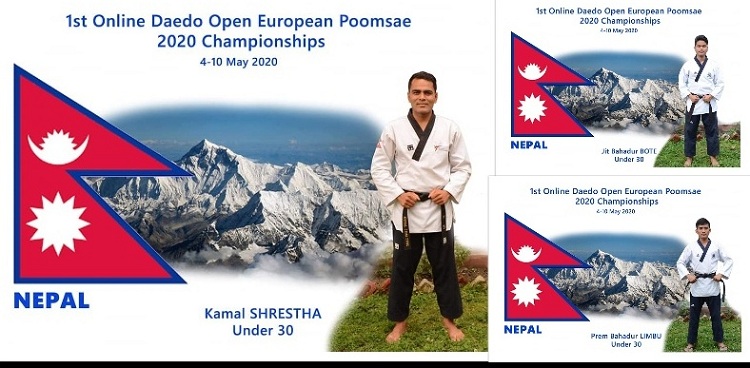 नेपालका तीन तेक्वान्दो खेलाडी युरोपियन पुम्से च्याम्पियनसिपको सेमिफाइनलमा