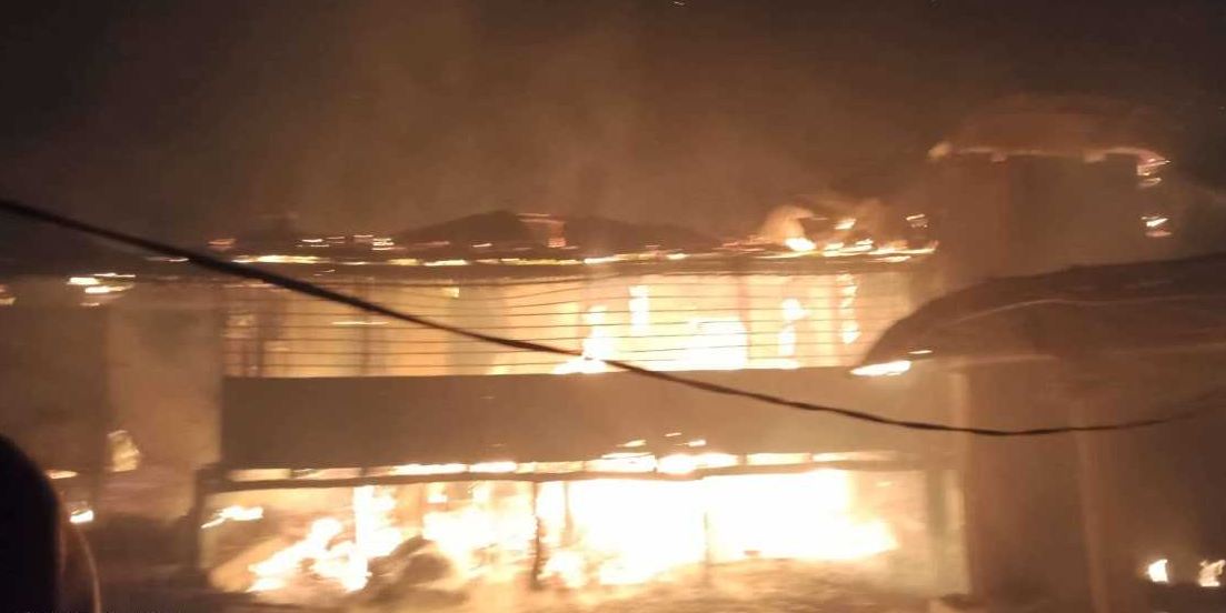 झापाको कचनकबलमा घरमा आगलागी हुँदा एक जना पुरुषको मृत्यु