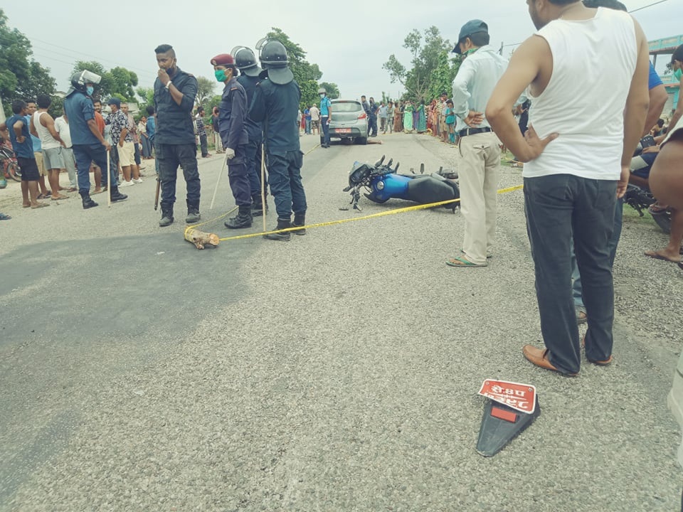 कैलालीमा जिपको ठक्करबाट बोर्डिङ स्कुलका प्रिन्सिपलको मृत्यु, चालक पक्राउ