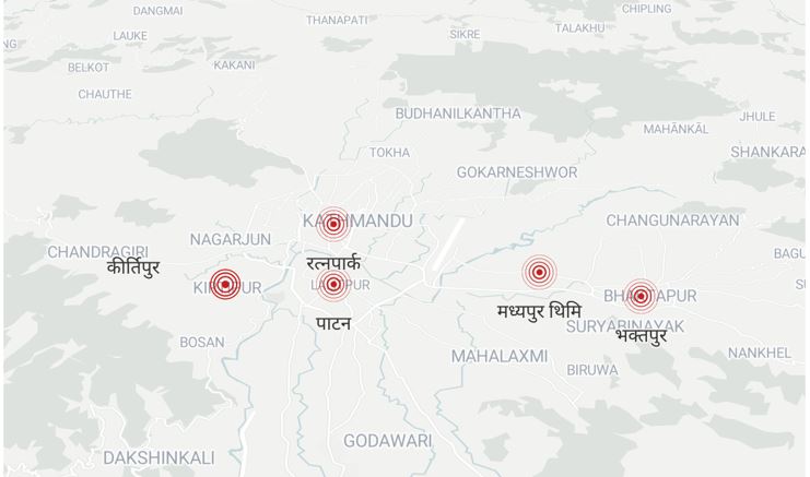 डढेलोका कारण वायु प्रदूषण बढ्दो, कुन कुन ठाउँको हावा अस्वस्थकर?