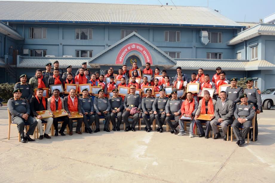 एपीएफद्वारा ३३ खेलाडीलाई सम्मान, ६ खेलाडीलाई ‘मोस्ट भ्यालुएवल प्लेयर’ अवार्ड 