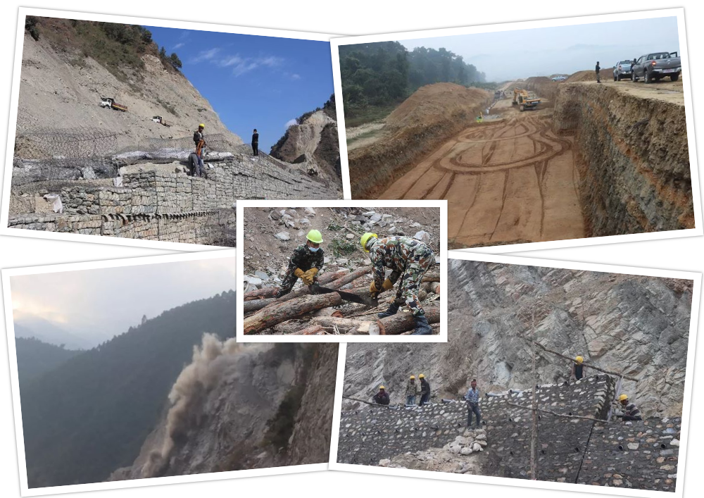 काठमाडौं-तराई मधेश द्रुतमार्ग निर्माणमा यसरी खट्दै सेना, २५ फोटोमा हेर्नुस्