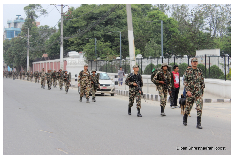 निर्वाचनमा ६४ हजार सैनिक परिचालन, तेस्रो घेरामा रही सुरक्षा प्रदान गर्ने