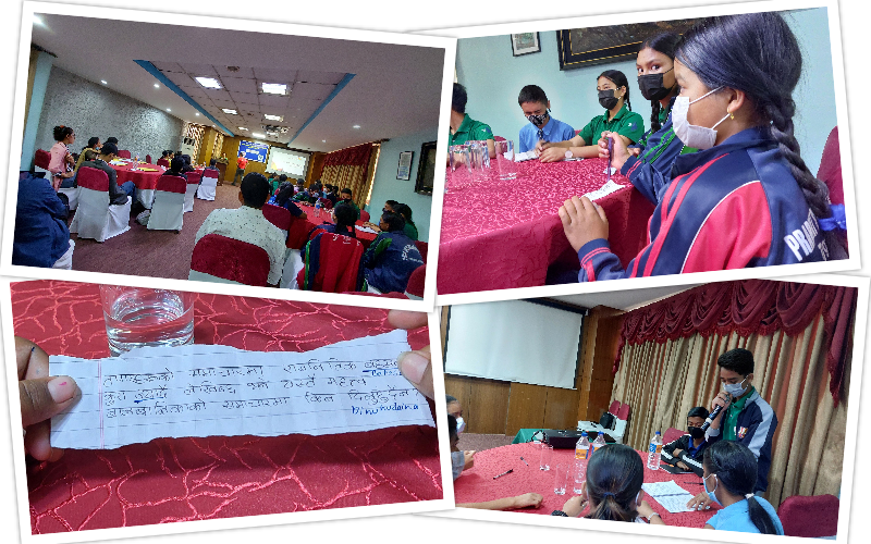 पत्रकारलाई बालबालिकाको प्रश्न : जता पनि देउवा, ओली र प्रचण्डकै समाचार पढ्नुपर्छ, हाम्रो खै त?