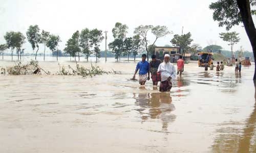 बङ्गलादेशमा बाढीबाट ९ लाख प्रभावित