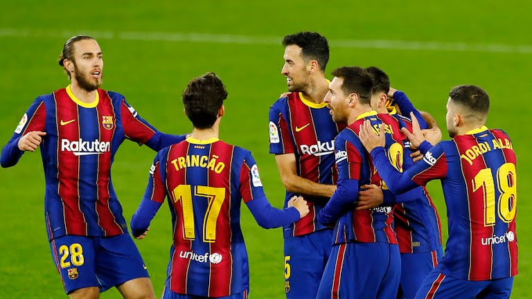 बार्सिलोनाको संघर्षपूर्ण जितमा मेस्सीको गोल