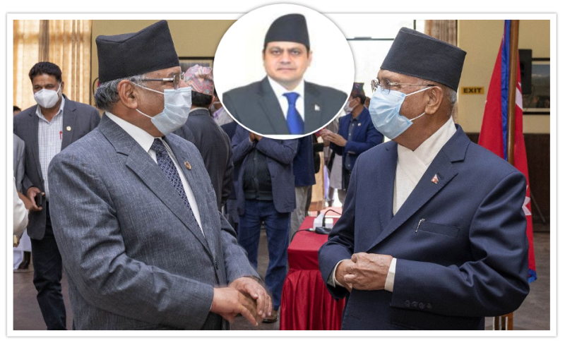 लगानी बोर्डको सिइओ नियुक्तिमा प्रचण्ड असन्तुष्ट, ओलीलाई प्रश्न, ‘स्वेच्छाचारी रुपमा विवादित व्यक्तिलाई किन नियुक्ति?