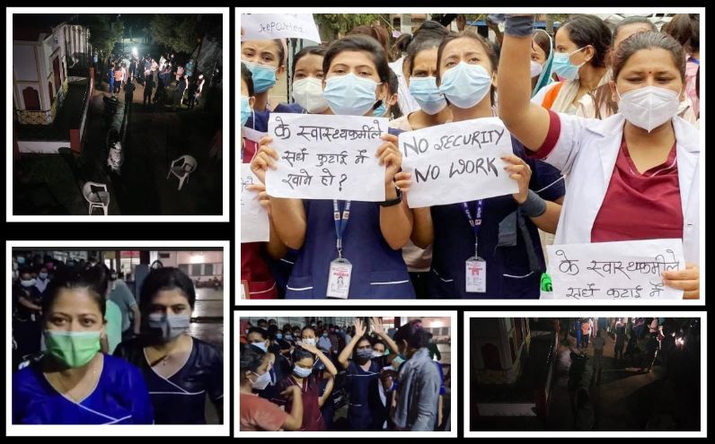 भेरी अस्पतालमा आक्रमणको असर : आफ्नै सुरक्षाको खोजीमा डाक्टर र नर्स