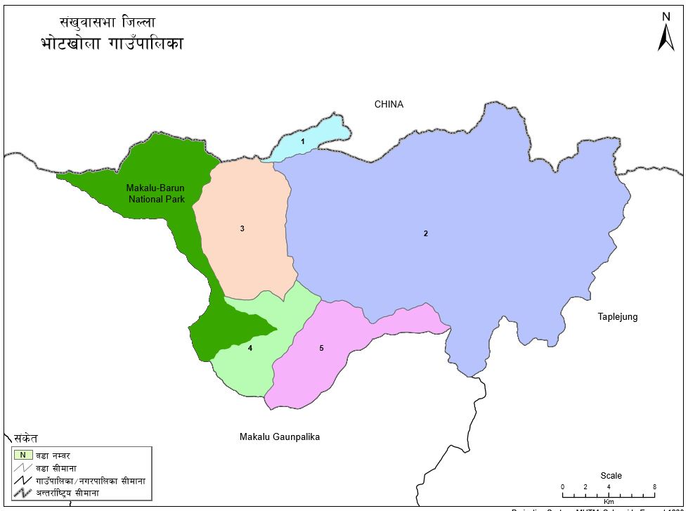 संखुवासभामा अरुण नदी थुनियो, तीन किलोमिटरको ताल बन्दा बस्ती जोखिममा