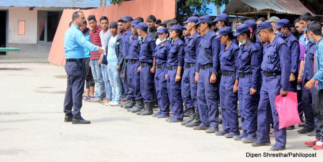 मनाङमा म्यादी प्रहरी भर्ना, मागभन्दा आवेदन दिने न्यून