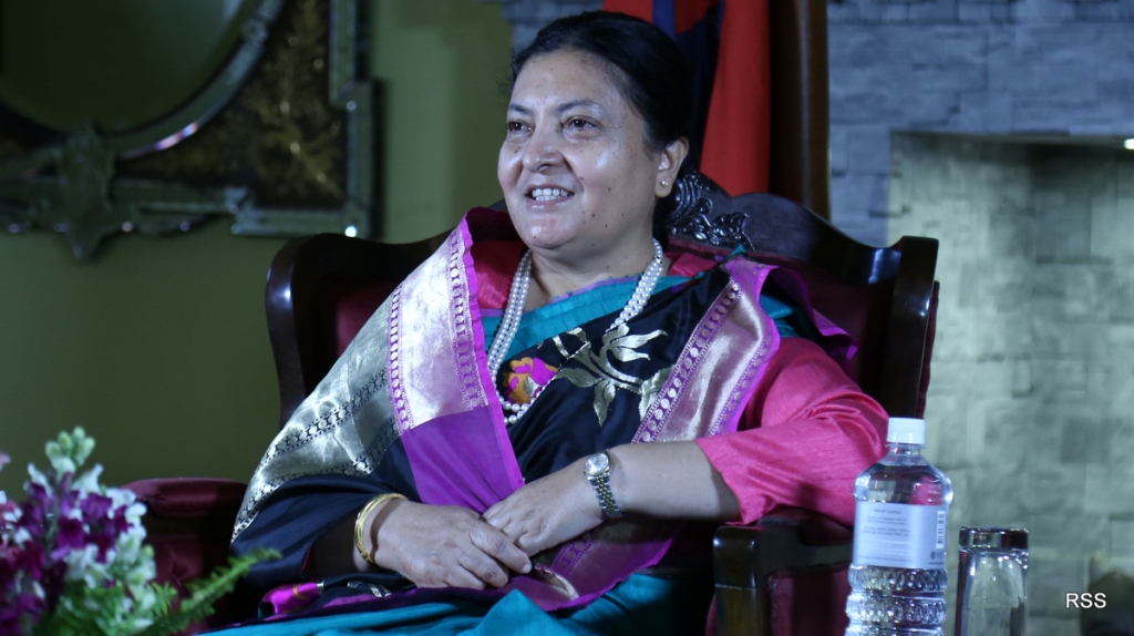 राष्ट्रपति भण्डारीको भारत भ्रमण तालिका तय : वैशाख ४ गते प्रस्थान, ८ गते फर्किने