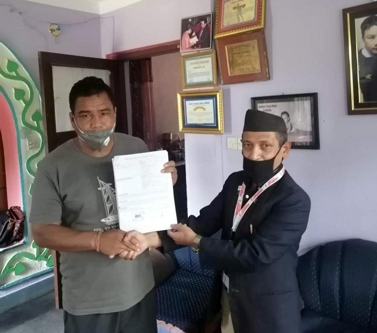 १३ औं सागमा सहभागी बक्सिङ खेलाडी र प्रशिक्षकको कोरोना बीमा