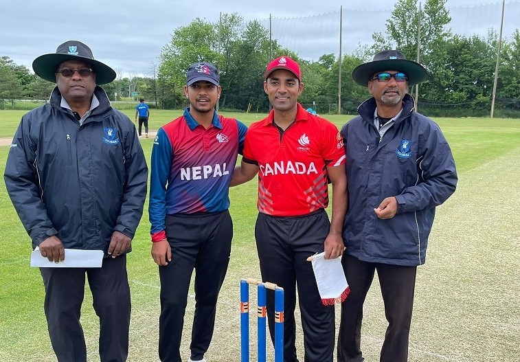 नेपाली क्रिकेट टोली क्यानडासँग पराजित