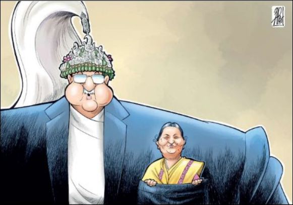 कान्तिपुरको कार्टुन विरुद्ध प्रधानमन्त्रीको प्रवचन 