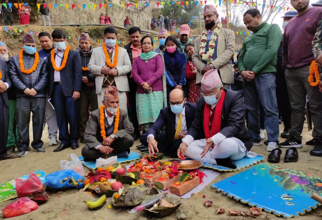 चन्द्रागिरीको विष्णुदेवी माध्यमिक विद्यालयको पुनर्निर्माणमा भारतको साढे ६ करोड सहयोग