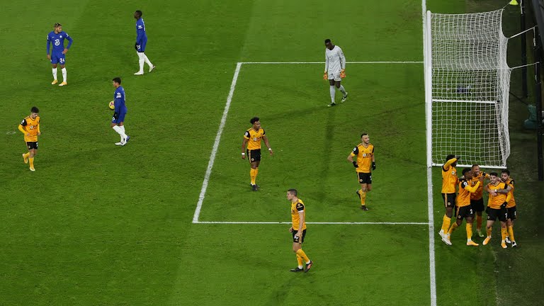 वुल्भ्ससँग चेल्सी पराजित