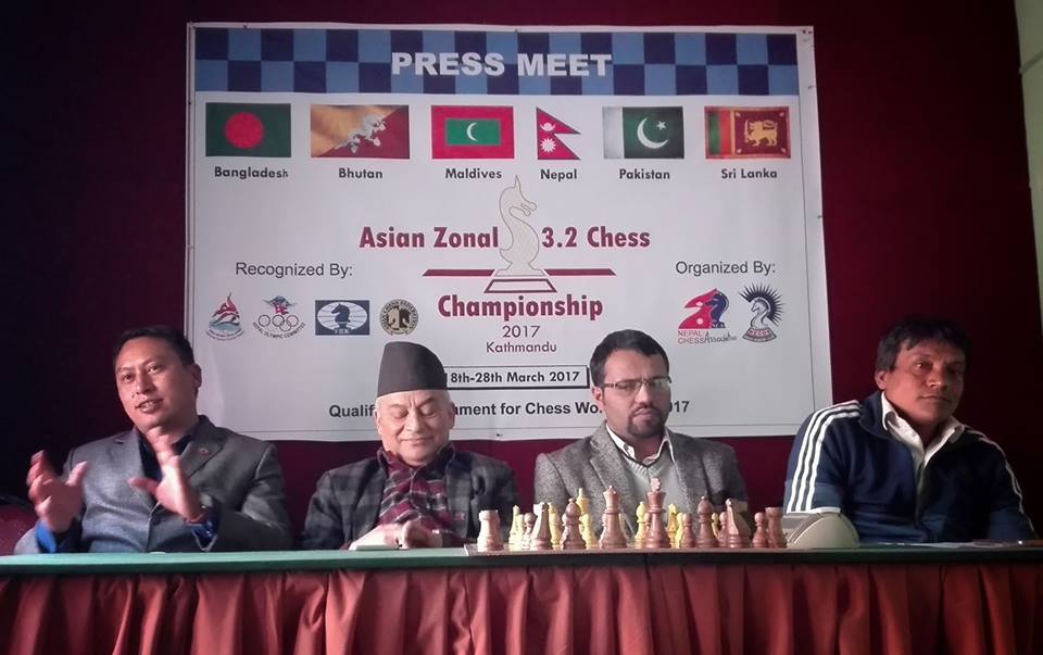 नेपालमा दोस्रो पटक एसियन जोनल चेस च्याम्पियनसिप हुँदै, विजेताले चेस वर्ल्ड कप खेल्ने