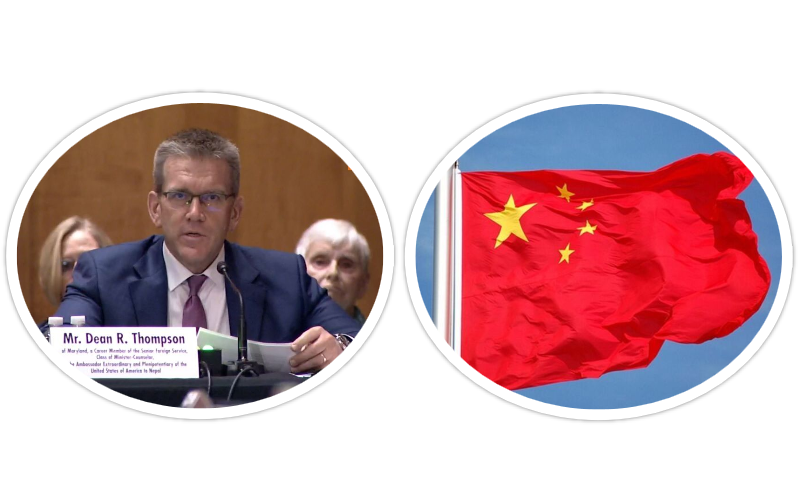 प्रस्तावित अमेरिकी राजदूतको टिप्पणीमाथि चीनको ध्यानाकर्षण : नेपाली जनताको भावनाको अपमान