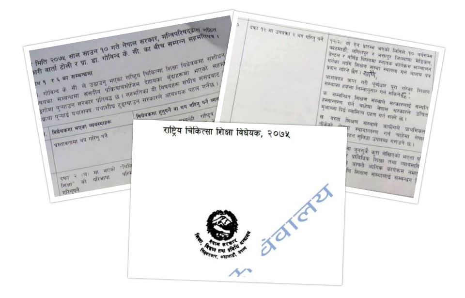 चिकित्सा विधेयकमा के के हुँदैछ परिमार्जनः यस्तो छ मूल विधेयक, यी हुन् परिमार्जन हुने २२ दफा