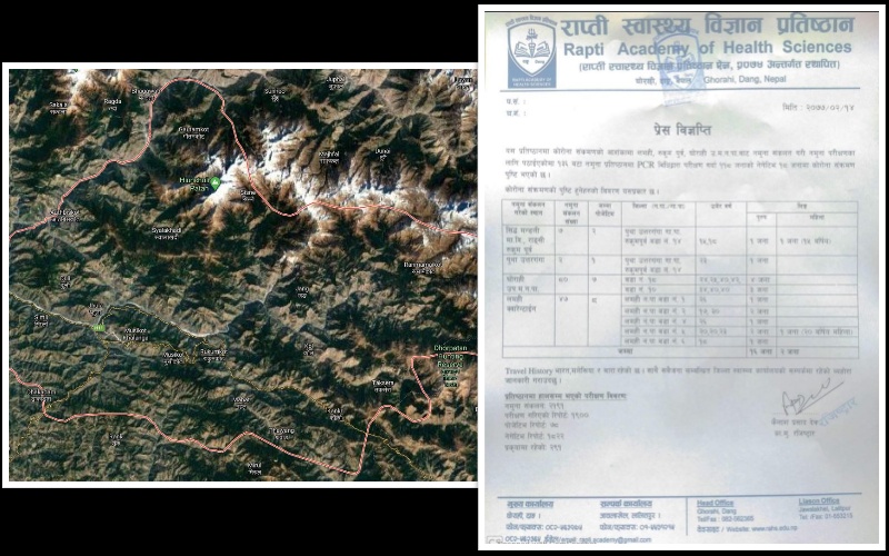 संक्रमित जिल्लाको सूचीमा थपियो रुकुम पूर्व: तीन जनामा संक्रमण पुष्टि, प्रदेश ५ मा संक्रमित पुगे ३६५