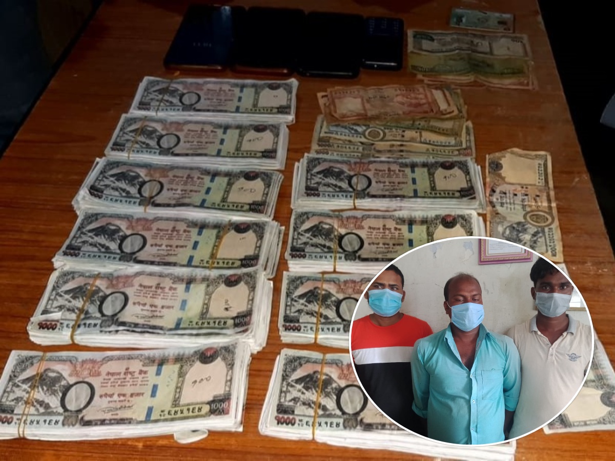 भारतमा छापेर नेपालमा नक्कली नोटको कारोबार, चैतनपुरबाट नोट लिएर बारामा 'ह्यान्डओभर' गर्न हिँडेका भरिया रौतहटमा समातिए