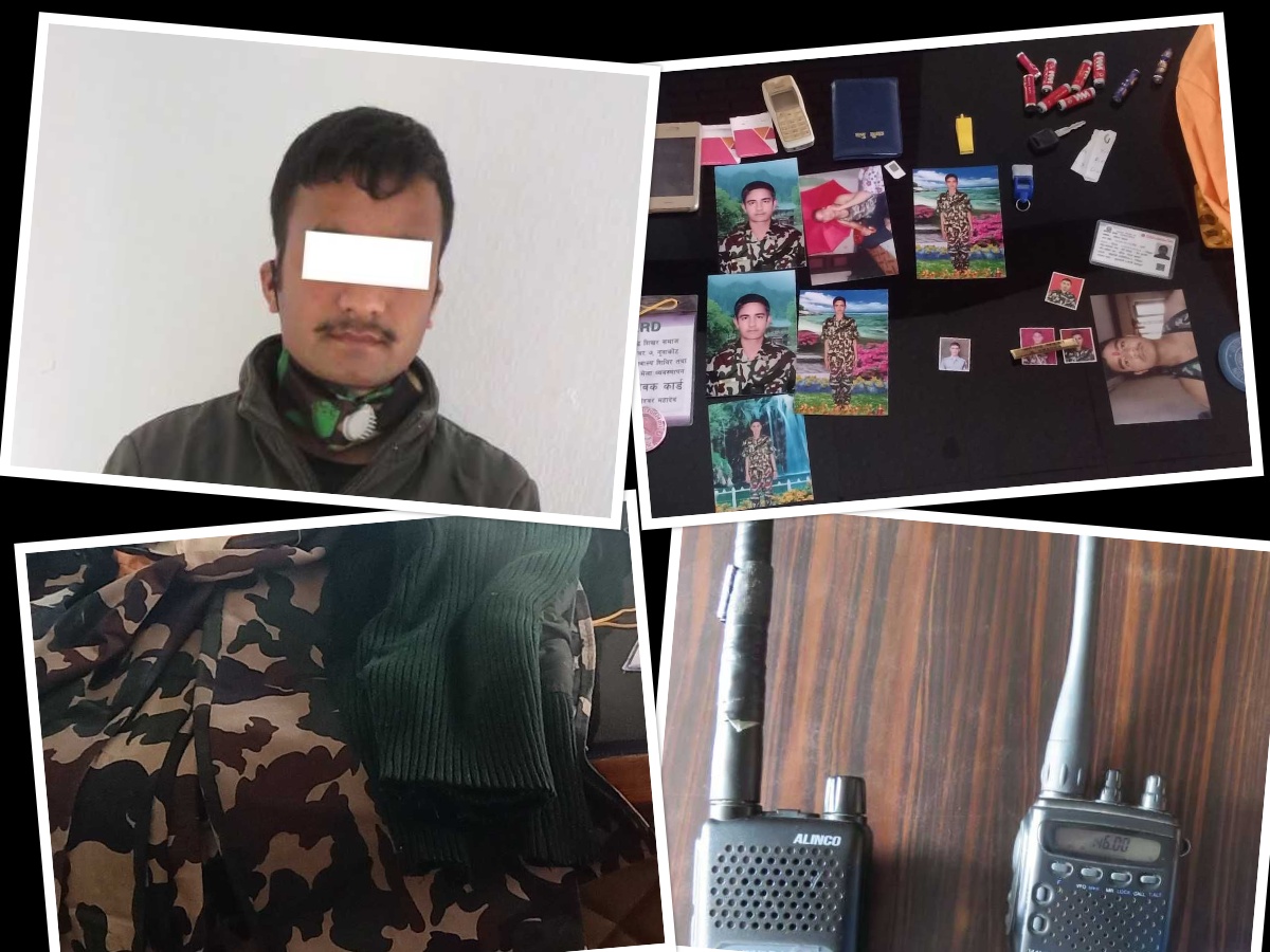 दुई वर्षदेखि नक्कली प्रहरी बनेर ठगी : त्यस्तो रेडियोसेट प्रयोग गर्थे जसमा समात्थ्यो एयरपोर्ट र प्रहरीको फ्रिक्वेन्सी