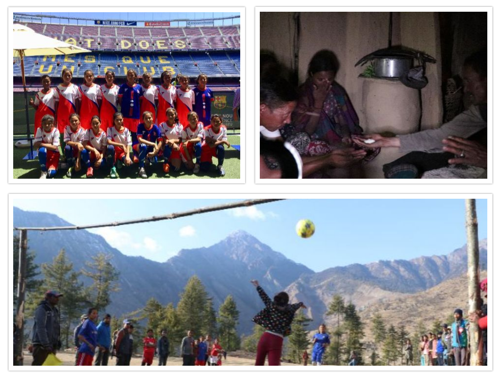मैदानमा 'गोसाइँको अक्षता' छरेर जित्लान् मुगुकी किशोरीले फुटबल? स्पेनकी किशोरीसित आज खेल्दै