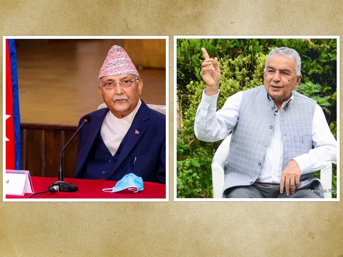 ओलीलाई रामचन्द्र पौडेलको प्रश्न : मन्त्रीले गरेको भ्रष्टाचार ढाकछोप गर्न आफै अगाडि सरेको ?