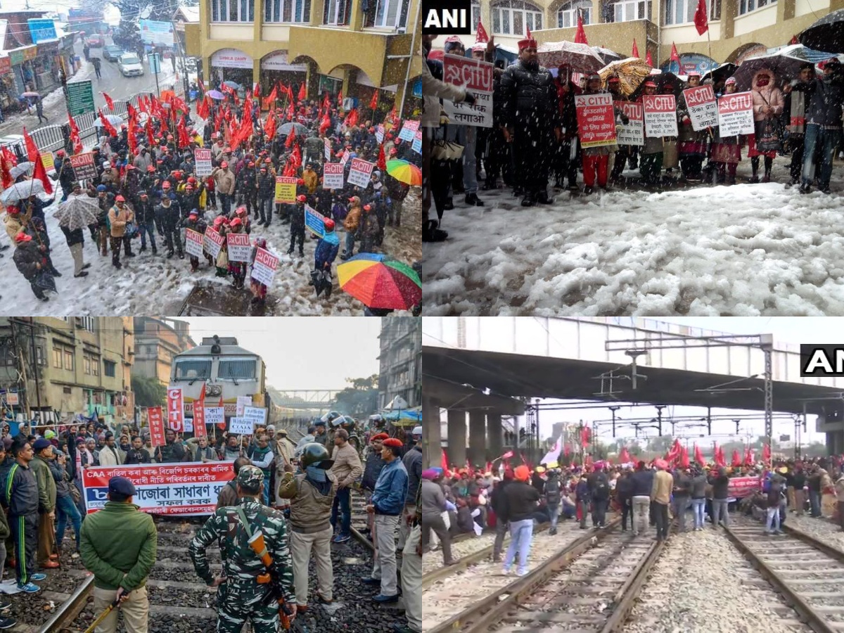 भारत बन्द : सिम्लामा हिउँमै विरोध, कोलकत्तामा रोकियो रेल