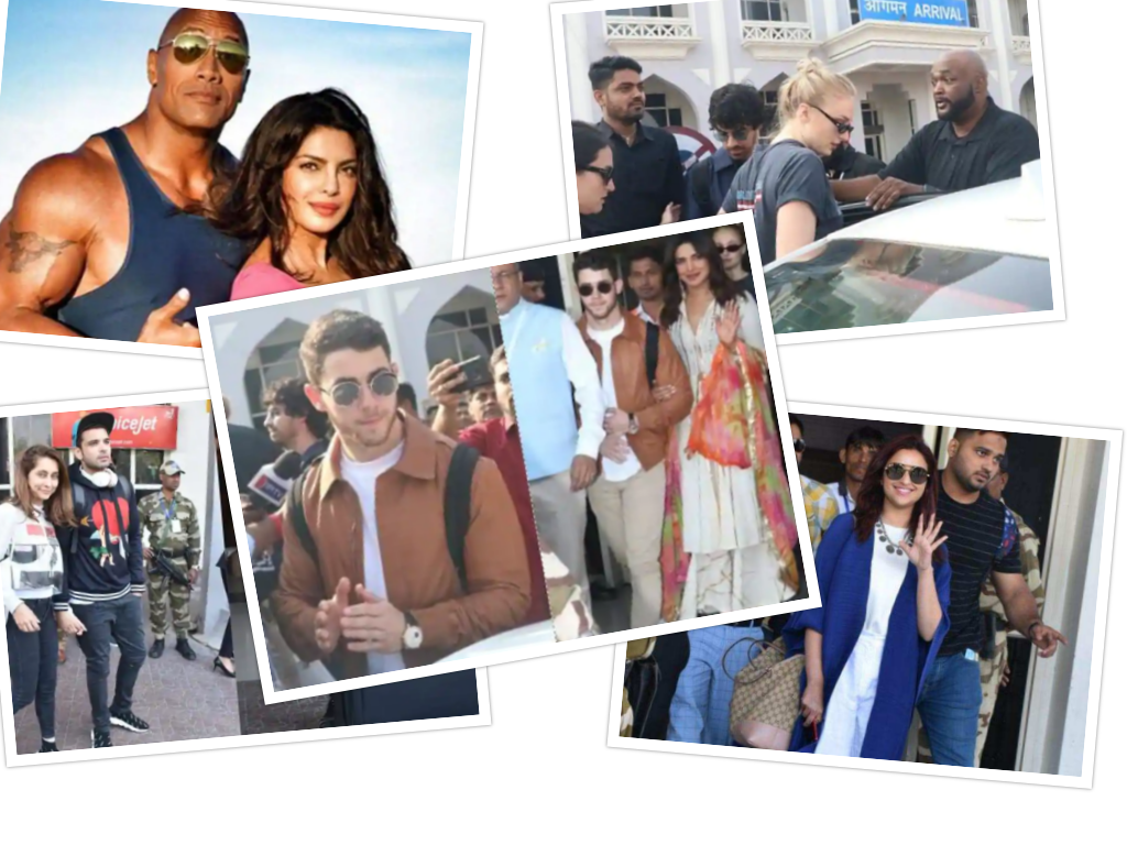 प्रियांका र निकको विवाहका लागि को-को पुगे त जोधपुर? 