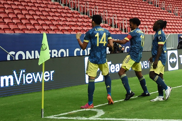 कोपा अमेरिका: पेरुलाई हराउँदै कोलम्बिया तेस्रो