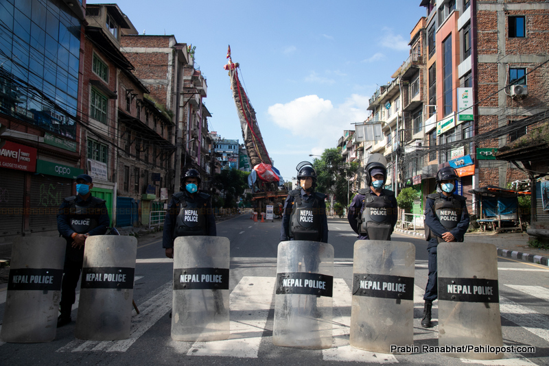 पाटनका चार टोलका १६० जनाले तान्ने छन् रातो मछिन्द्रनाथको रथ, ‘घरमै बसेर रथयात्रा हेरौं’