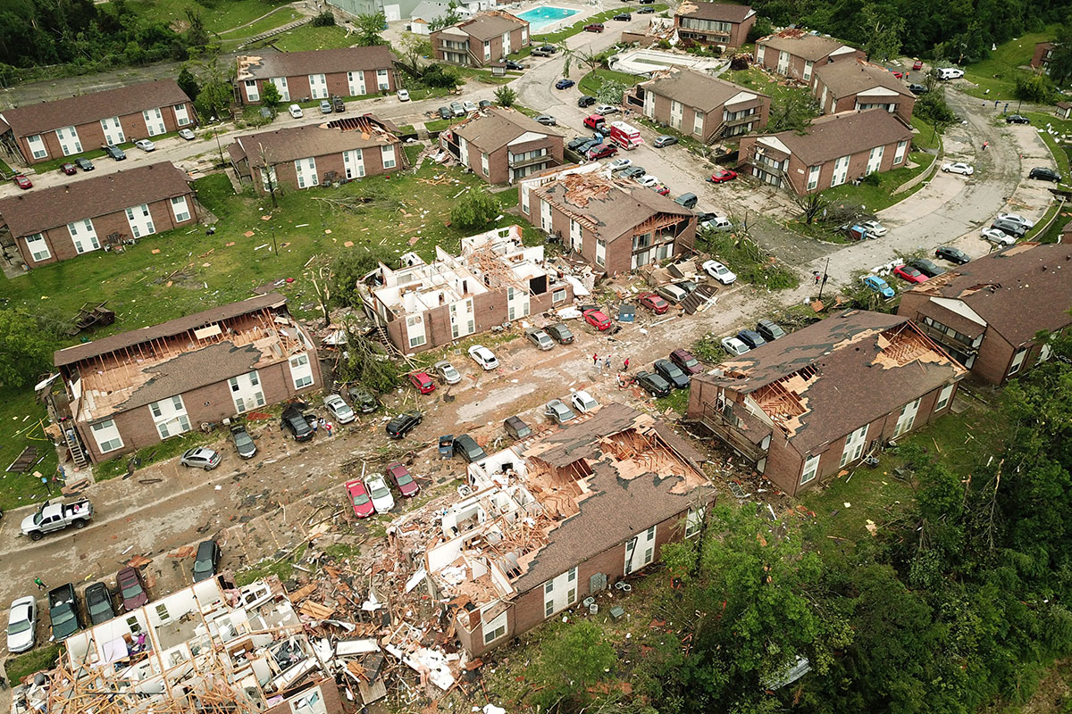 अमेरिकाको मिसौरीमा 'मोनस्टर टोर्नाडो', ५०० घरमा क्षति 