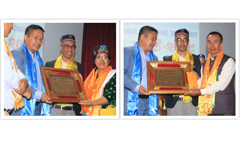 दुई पत्रकार तामाङ मिडिया अवार्डबाट सम्मानित