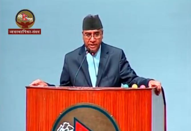 ओलीलाई कांग्रेसको चिन्ता गरिरहन देउवाको आग्रह