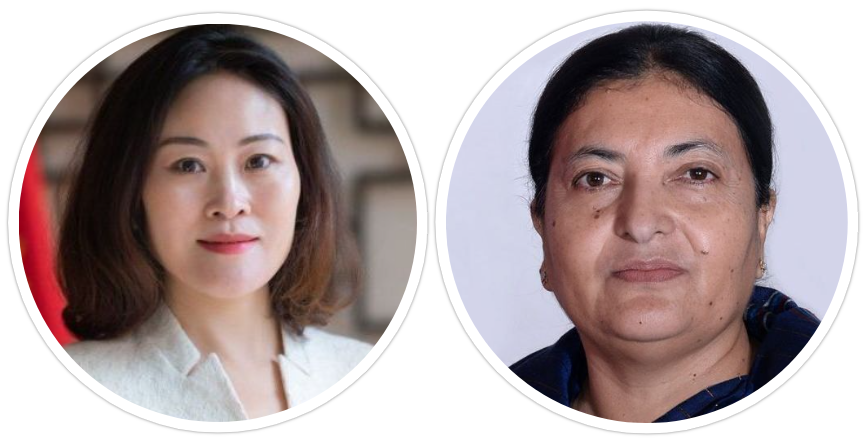 राष्ट्रपति भण्डारी र चिनियाँ राजदूत यान्छीबीच भेटवार्ता