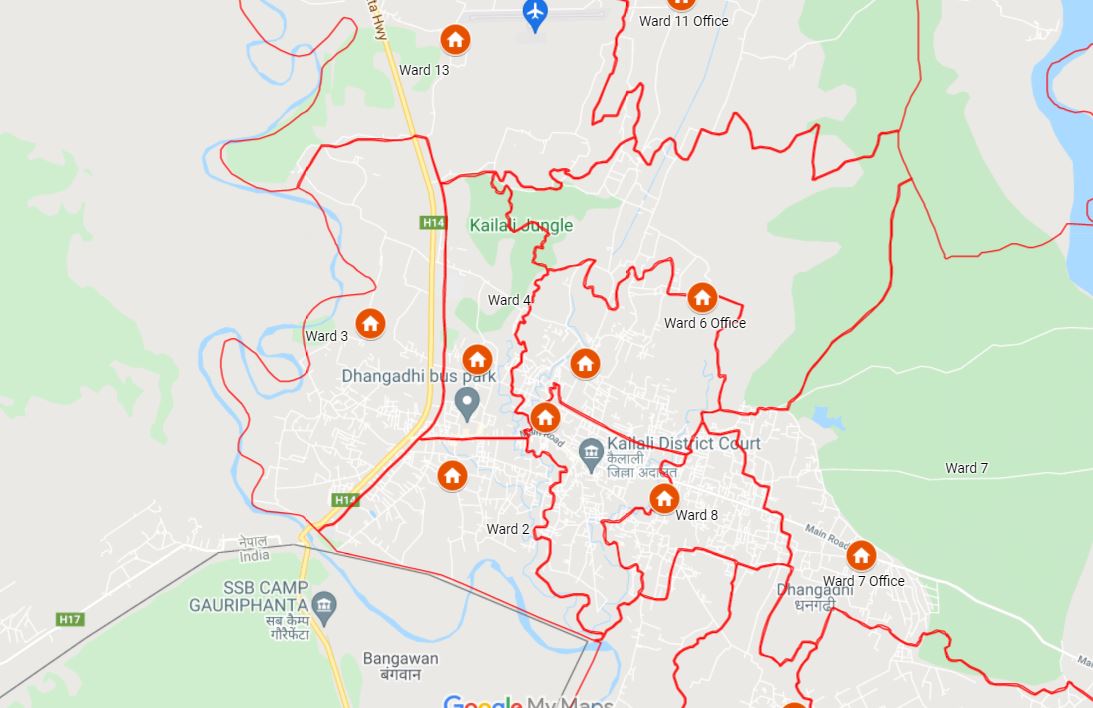 एक वडाको पानी निकास गर्दा अर्को वडा डुबानमा   