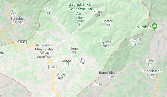 मध्यरातमा दोलखा केन्द्रविन्दु बनाएर भूकम्पको धक्का