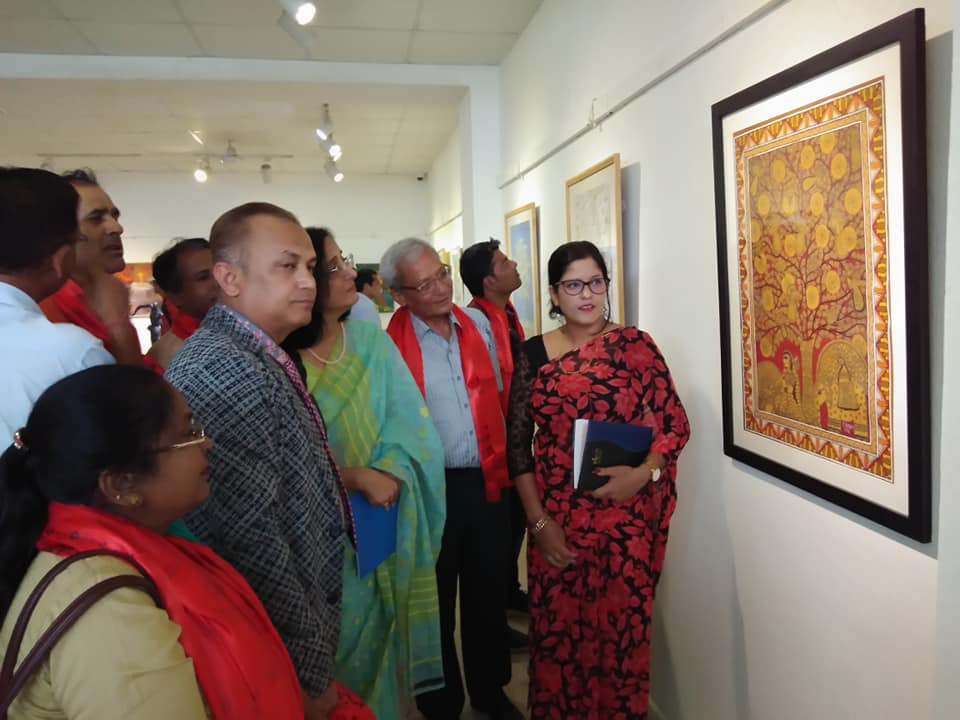 कला प्रदर्शनीमा बंगलादेश, नेपाल सम्बन्ध