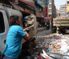 सिसडोलमा फोहर फाल्न स्थानीयको अवरोध, सहमति कार्यान्वयन गर्न माग