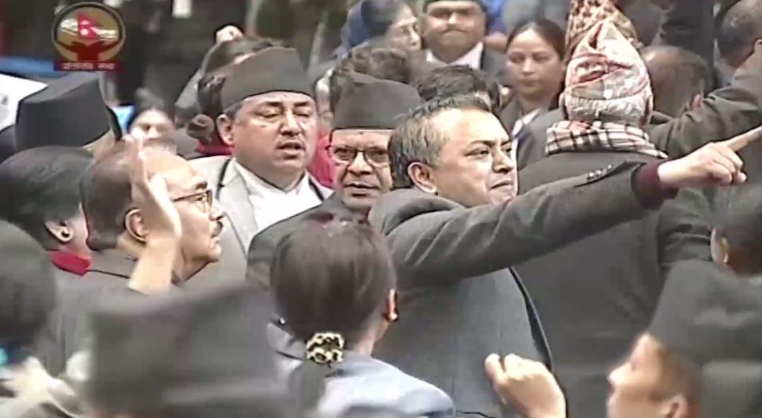 गगन थापाले सोधे- सरकार शक्तिशाली कि सरकार चलाउने व्यापारी? सभामुखले जालझेल गरेको आरोप