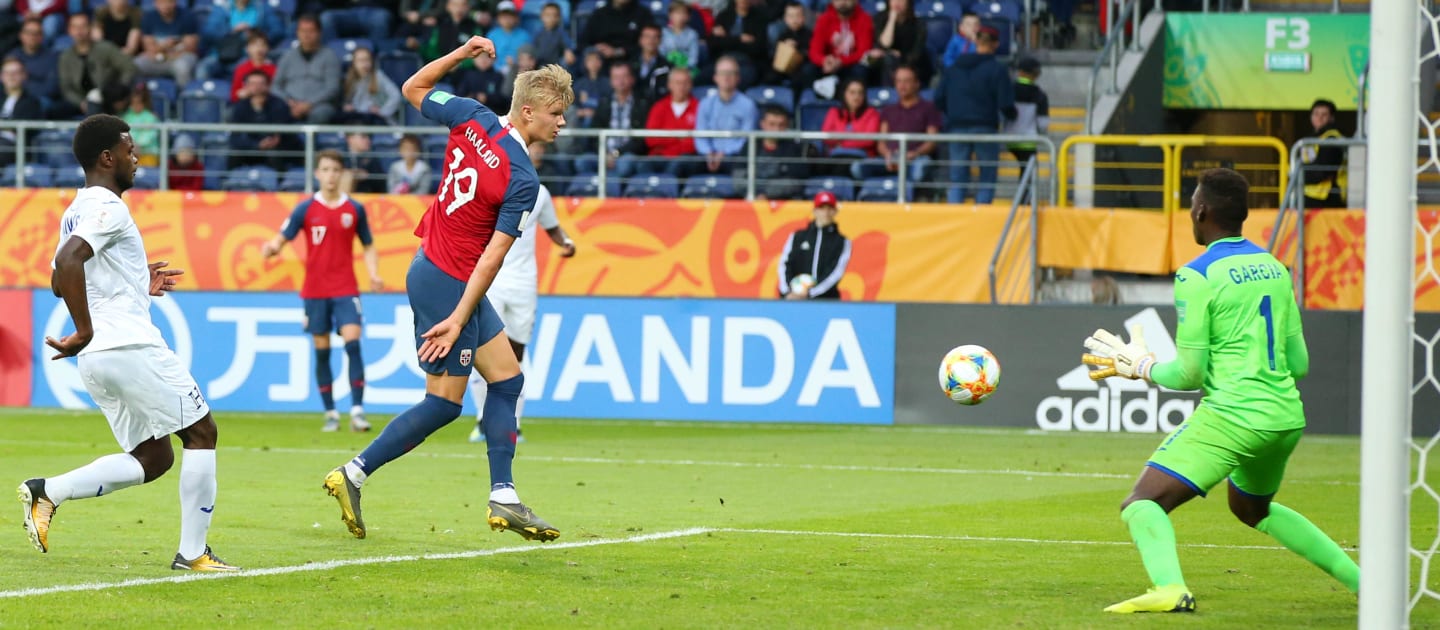यू-२० विश्वकप फुटबलमा नयाँ कीर्तिमान, नर्वेका हलान्डले गरे एकै खेलमा तेहोरो ह्याट्रिक