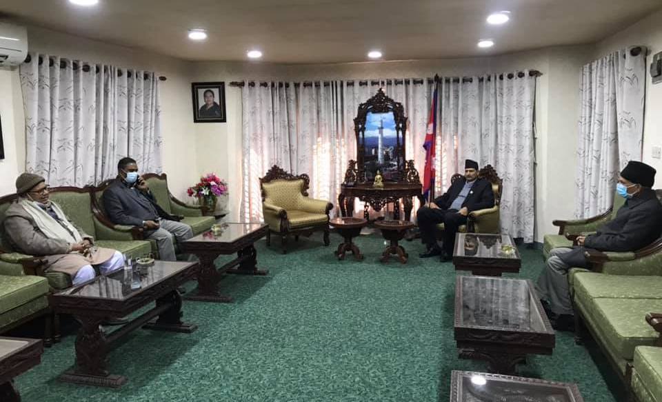 जसपा नेताले सभामुखलाई भेटेर भने, ‘संसद जीवित छ, तत्काल बैठक आह्वान गर्नुस्’