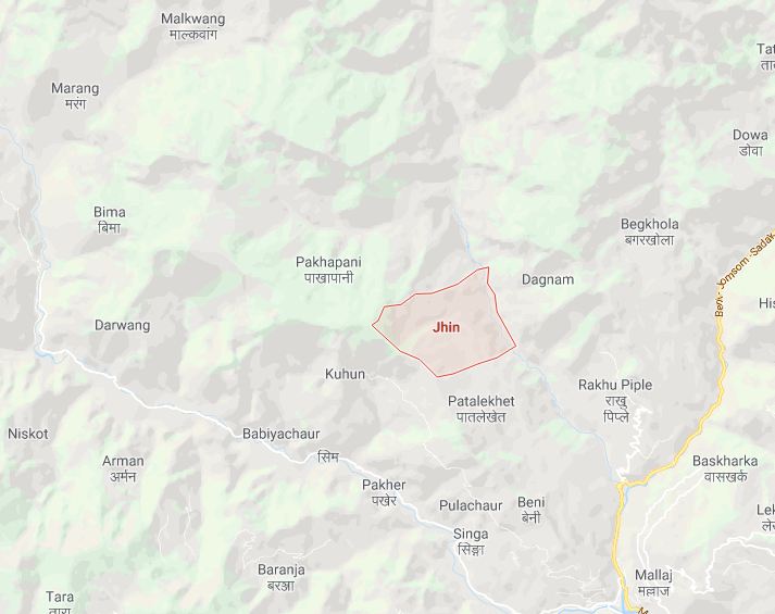 झीँ-पाखापानी सडक विस्तार आयोजना शुरु