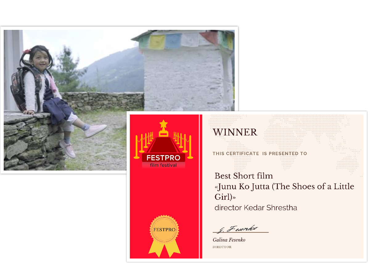 'जुनुको जुत्ता'लाई फेरि अन्तर्राष्ट्रिय अवार्ड, केन्द्रीय पात्रमाथि अन्य ४ फिल्म बनाउने तयारी