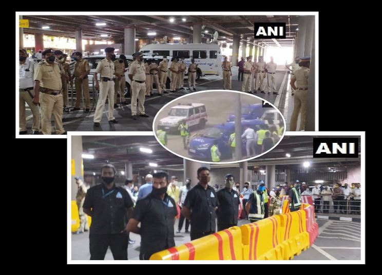 कंगना मुम्बई ‌ओर्लिँदा एयरपोर्टमा हंगामा, शिवसेना र करणी सेनाका कार्यकर्ता आमनेसामने