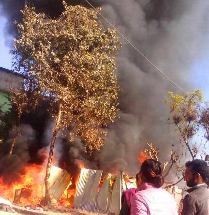 सुर्खेतको कपास उद‍्योगमा आगलागी